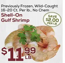 DeCicco & Sons Shell-On Gulf Shrimp offer