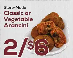 DeCicco & Sons Classic or Vegetable Arancini offer