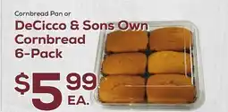 DeCicco & Sons DeCicco & Sons Own Cornbread 6-Pack offer