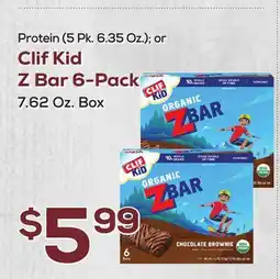 DeCicco & Sons Clif Kid Z Bar 6-Pack offer