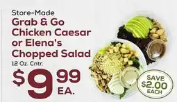 DeCicco & Sons Grab & Go Chicken Caesar or Elena's Chopped Salad offer