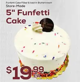 DeCicco & Sons 5 Funfetti Cake offer