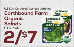 DeCicco & Sons Earthbound Farm Organic Salads offer