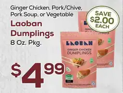 DeCicco & Sons Laoban Dumplings offer