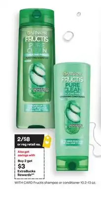 CVS Fructis shampoo or conditioner 10.2-13 oz offer