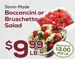 DeCicco & Sons Bocconcini or Bruschetta Salad offer