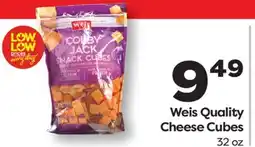 Weis Markets Weis Quality Cheese Cubes offer