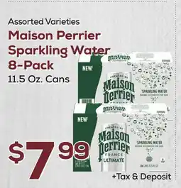 DeCicco & Sons Maison Perrier Sparkling Water 8-Pack offer