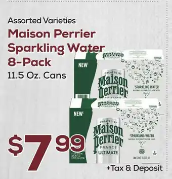 DeCicco & Sons Maison Perrier Sparkling Water 8-Pack offer