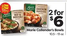 Weis Markets Marie Callender's Bowls offer