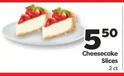 Weis Markets Cheesecake Slices offer
