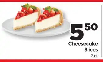 Weis Markets Cheesecake Slices offer