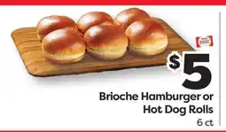 Weis Markets Brioche Hamburger or Hot Dog Rolls offer