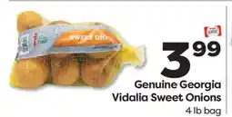 Weis Markets Genuine Georgia Vidalia Sweet Onions offer
