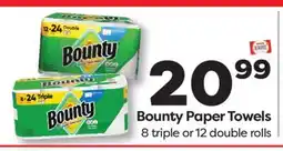 Weis Markets Bounty Paper Towels offer
