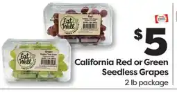 Weis Markets California Red or Green Seedless Grapes offer