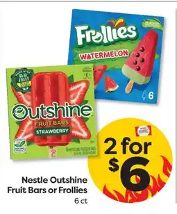 Weis Markets Nestle Outshine Fruit Bars or Frollies offer