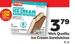 Weis Markets Weis Quality Ice Cream Sandwiches offer