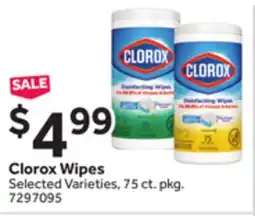 Stop&Shop Clorox Wipes offer