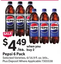 Stop&Shop Pepsi 6 Pack offer
