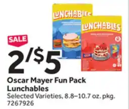 Stop&Shop Oscar Mayer Fun Pack Lunchables offer