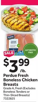Stop&Shop Perdue Fresh Boneless Chicken Breasts offer