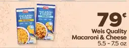 Weis Markets Weis Quality Macaroni & Cheese offer