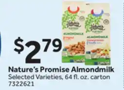 Stop&Shop Nature's Promise Almondmilk offer