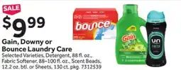 Stop&Shop Gain, Downy or Bounce Laundry Care offer