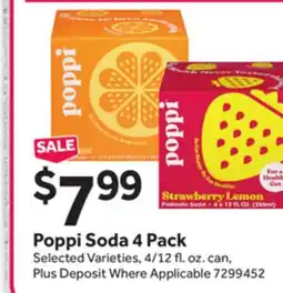 Stop&Shop Poppi Soda offer