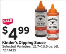 Stop&Shop Kinder's Dipping Sauce offer