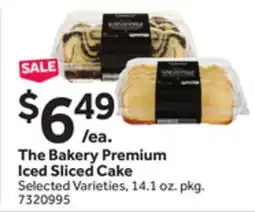 Stop&Shop The Bakery Premium Iced Sliced Cake offer