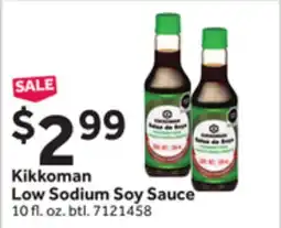 Stop&Shop Kikkoman Low Sodium Soy Sauce offer