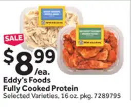 Stop&Shop Eddy's Foods Fully Cooked Protein offer