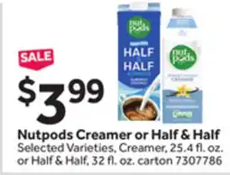 Stop&Shop Nutpods Creamer or Half & Half offer