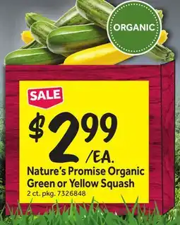 Stop&Shop Nature's Promise Organic Green or Yellow Squash offer