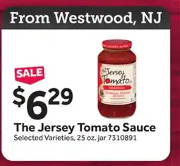 Stop&Shop The Jersey Tomato Sauce offer
