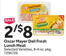 Stop&Shop Oscar Mayer Deli Fresh Lunch Meat offer