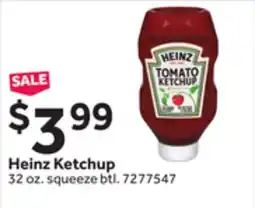 Stop&Shop Heinz Ketchup offer