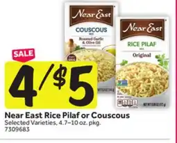 Stop&Shop Near East Rice Pilaf or Couscous offer