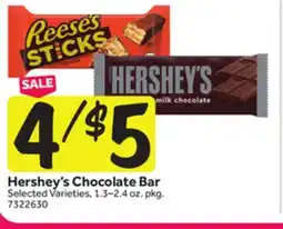 Stop&Shop Hershey's Chocolate Bar offer