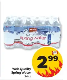 Weis Markets Weis Quality Spring Water offer