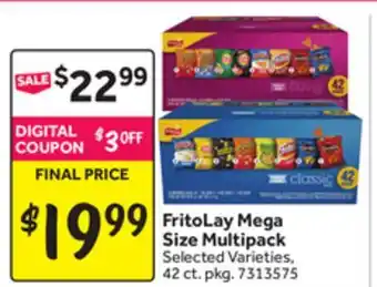 Stop&Shop FritoLay Mega Size Multipack offer