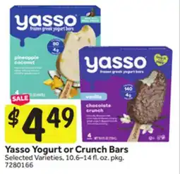 Stop&Shop Yasso Yogurt or Crunch Bars offer