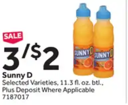 Stop&Shop Sunny D offer