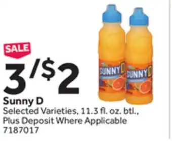 Stop&Shop Sunny D offer