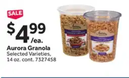 Stop&Shop Aurora Granola offer