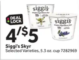 Stop&Shop Siggi's Skyr offer