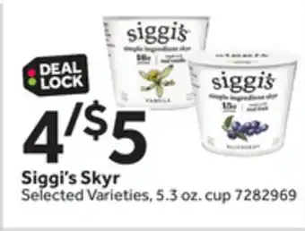 Stop&Shop Siggi's Skyr offer