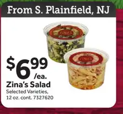 Stop&Shop Zina's Salad offer